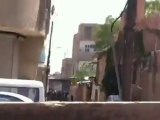 فري برس دمشق جوبر لحظة هجوم الأمن على المتظاهرين 20 4 2012 Damascus