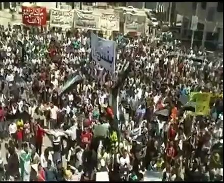 فري برس ادلب بنش أنشودة الله اكبر رائعة 20 4 2012 Idlib