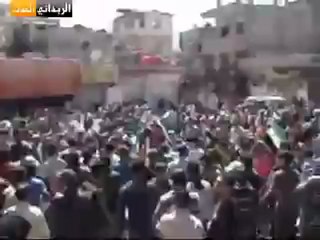 فري برس ريف دمشق الزبداني مظاهرات جمعة سننتصر ويهزم الأسد   20 4 2012 ج1 Damascus