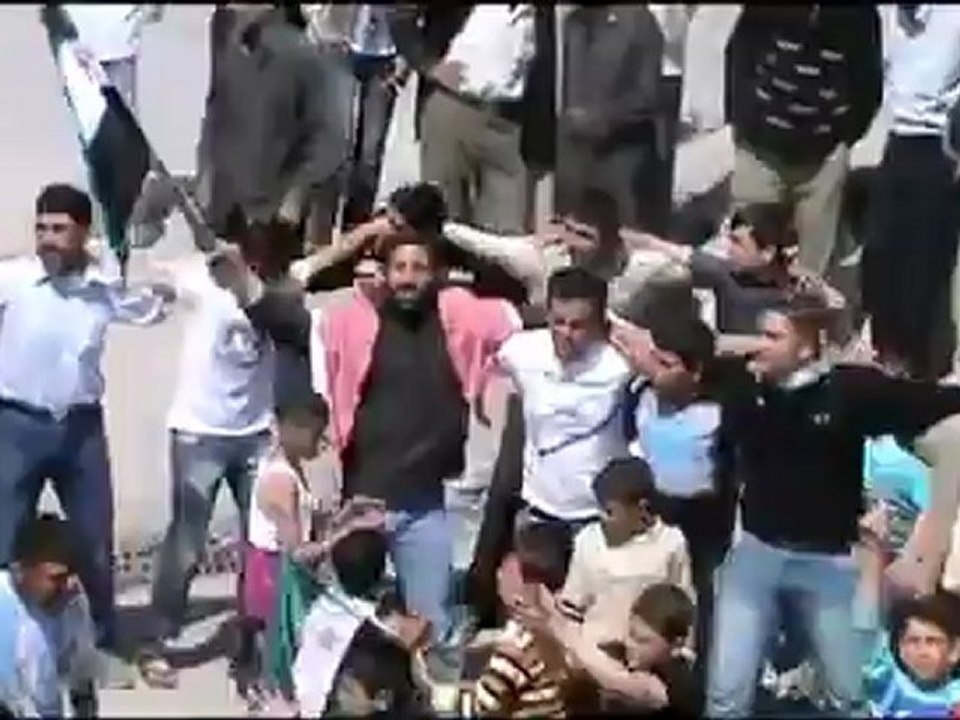 فري برس حلب سكابا يا دموع العين  اعزاز  سننتصر ويسقط الأسد 20 4 2012 Aleppo