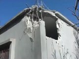 فري برس حمص القصير  آثار الدمار على المدينة  20 4 2012 ج1 Homs