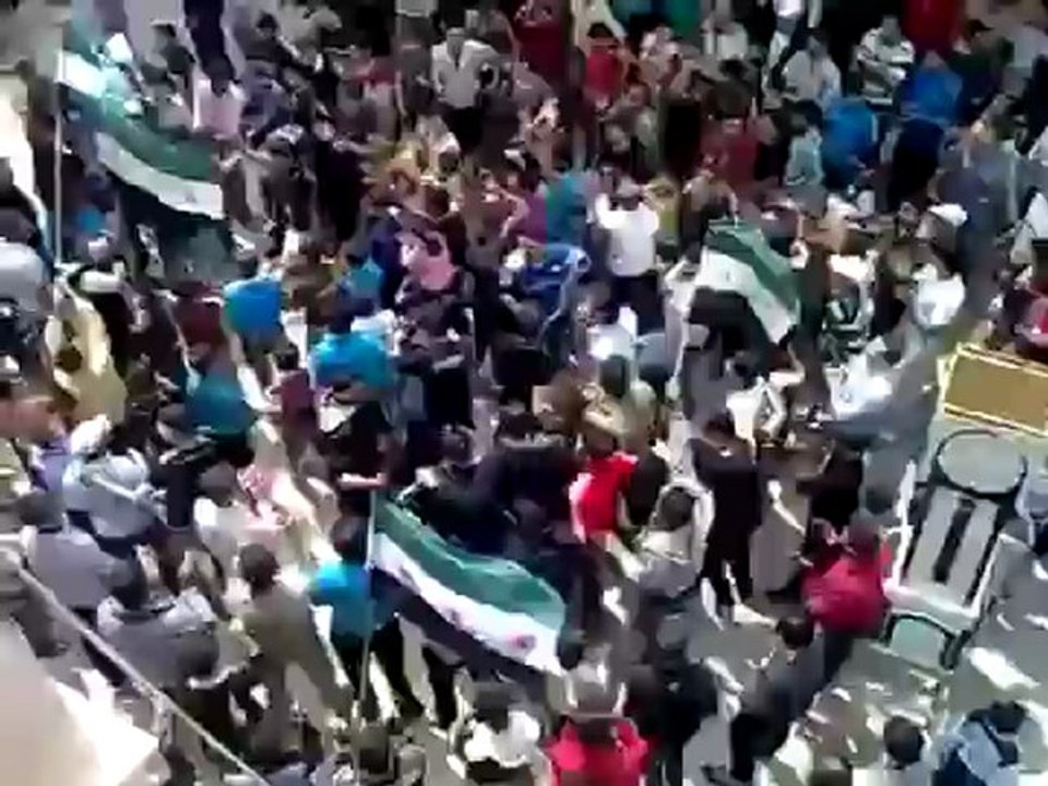 فري برس حمص الشماس  جمعة سننتصر و يهزم الأسد  ساقط يا بشار 20 4 2012 Homs