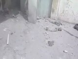 فري برس حمص الحولة قصف احدى المنازل القريبة من ساحة المظاهرة 20 4 2012 Homs