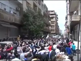 فري برس حمص   حي الملعب جمعة سننتصر ويهزم الأسد    قائدنا محمد 20 4 2012 ج1 Homs