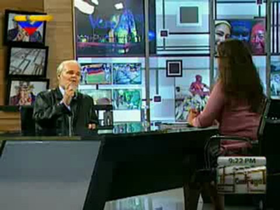 (VÍDEO) Contragolpe del día jueves 19.04.2012 entrevista a Luis Britto García  1/2