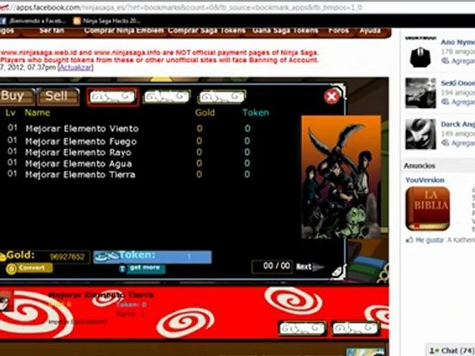 Hack Ninja Saga Pascua 7 Hack | May June 2012 Release Update |FREE Download|