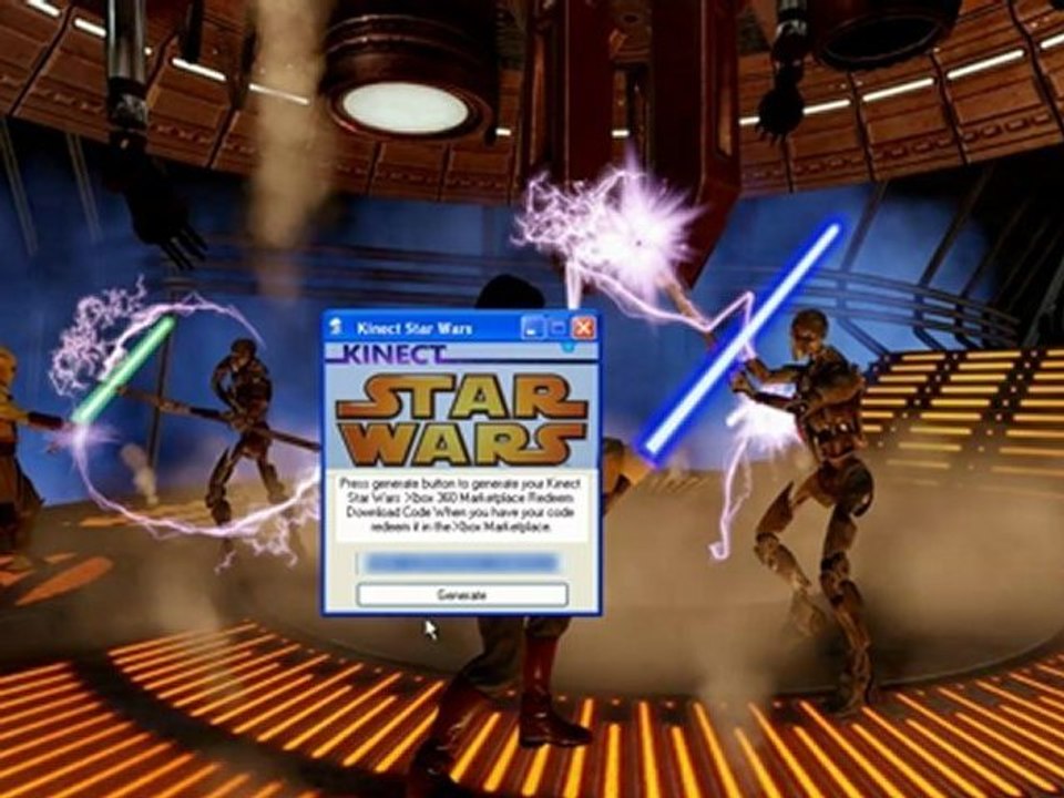 Kinect Star Wars Live Codes