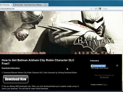 Batman Arkham City Robin Character Pack DLC Download