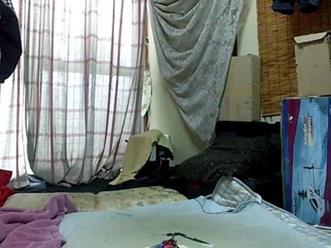 E-flite BLADE mCP x indoor flight(Crash) 2012-04-21