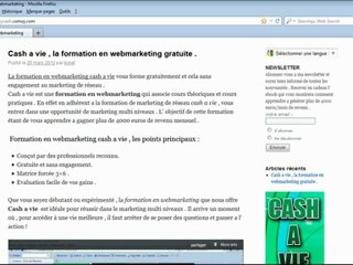 MLM, Formation Cash a vie , infos URGENTES