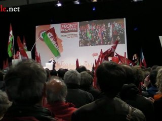 Intervention de JL Mélenchon à la Porte de Versailles