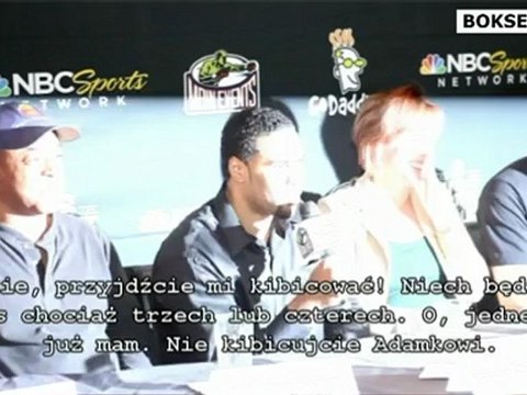 Tomasz Adamek i Eddie Chambers - konferencja prasowa