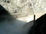 Artvin Deriner Barajı 2012-Savaklardan Suyun Bırakılması