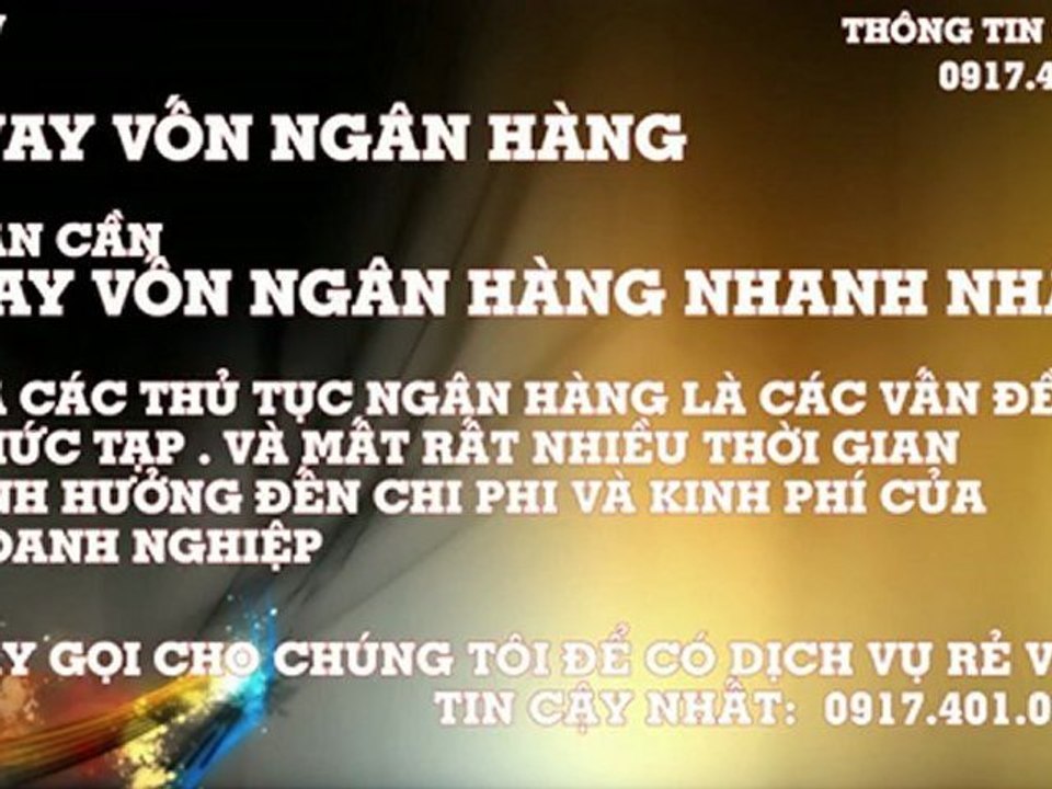 Vay vốn nhanh, Vay von nhanh
