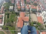 tekirdağ'da motorlu yamaç paraşütü ile uçuş videosu 13 nisan 2012