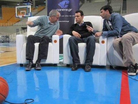 Ομπράντοβιτς-Ιτούδης TV interview @ Contra - Βασίλης Σπανούλης