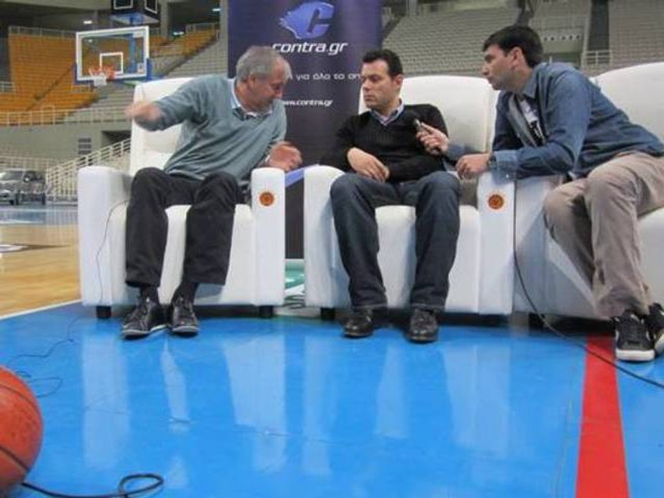 Ομπράντοβιτς-Ιτούδης TV interview @ Contra - Βασίλης Σπανούλης