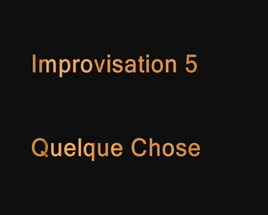"Quelque Chose" - O.P.A - Concert Ubuntu - Impro5