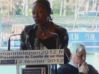 Mme Naounou Gousa soutient Marine Le Pen