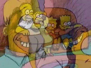 THE SIMPSONS - Bill Plympton Couch Gag from Beware My Cheating Bart
