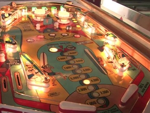 Classic Game Room : SURFER Pinball Machine review