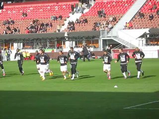 Brest Rennes Échauffement