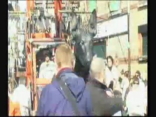 Titanic Little Girl Giant Walks Across Liverpool