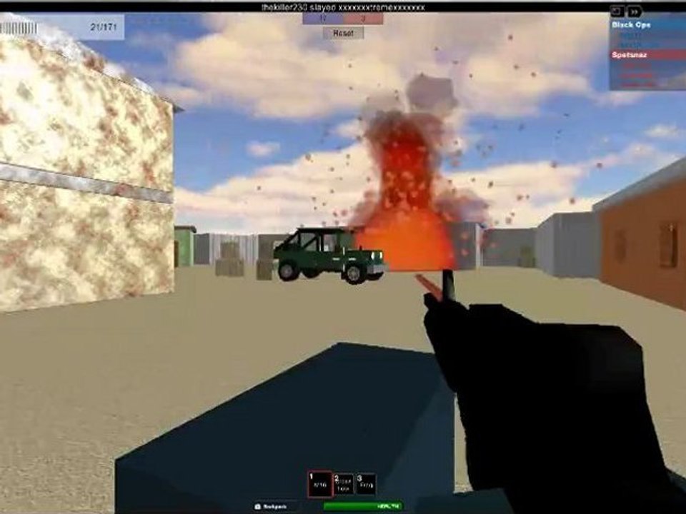 Playing Block Ops.
