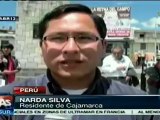 Cajamarca rechaza proyecto Conga y retoma protestas