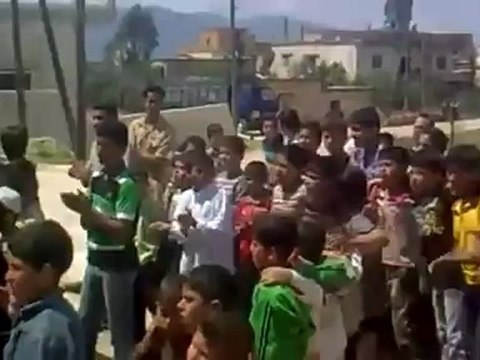 فري برس إدلب ريف جسر الشغور الجنوبي تل أعور جمعة سننتصر ويهزم الاسد 20ـ4ـ2012 Idlib
