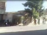 فري بري ريف دمشق معضمية الشام إنتشار قطعان الأسد في الشوارع 20 04 2012  ج1 Damascus