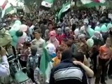 فري برس مظاهرة في مدينة قباسين في جمعة سننتصر ويهزم الأسد 20 4 2012 Damascus