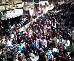 فري برس ريف دمشق يـبرود  مظاهرة الثوار الأبطال 20 04 2012  ج 1 Damascus