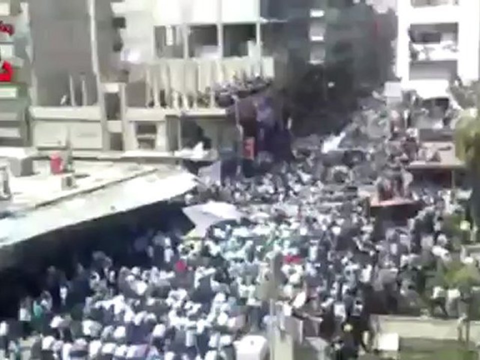 فري برس ريف دمشق دوما سكابا يا دموع العين احرار دوما  20 4 2012 Damascus