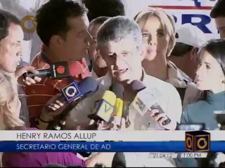 Henry Ramos Allup: "Es importante que se procesen las vagabunderías de este Gobierno"