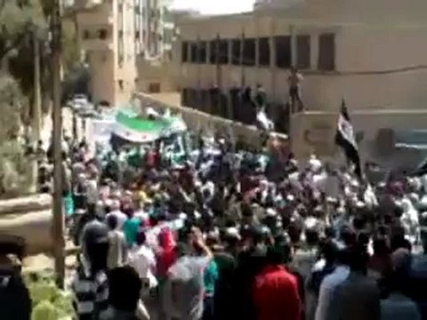 فري برس ريف دمشق التل جمعة سنتتصر ويهزم الاسد 20 4 2012 ج1 Damascus