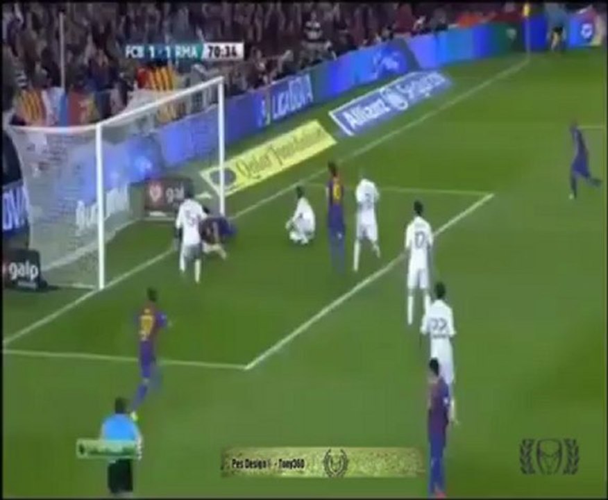 Barcelona vs Real Madrid 1-2 highlights 21-04-2012 BY Pes Design®