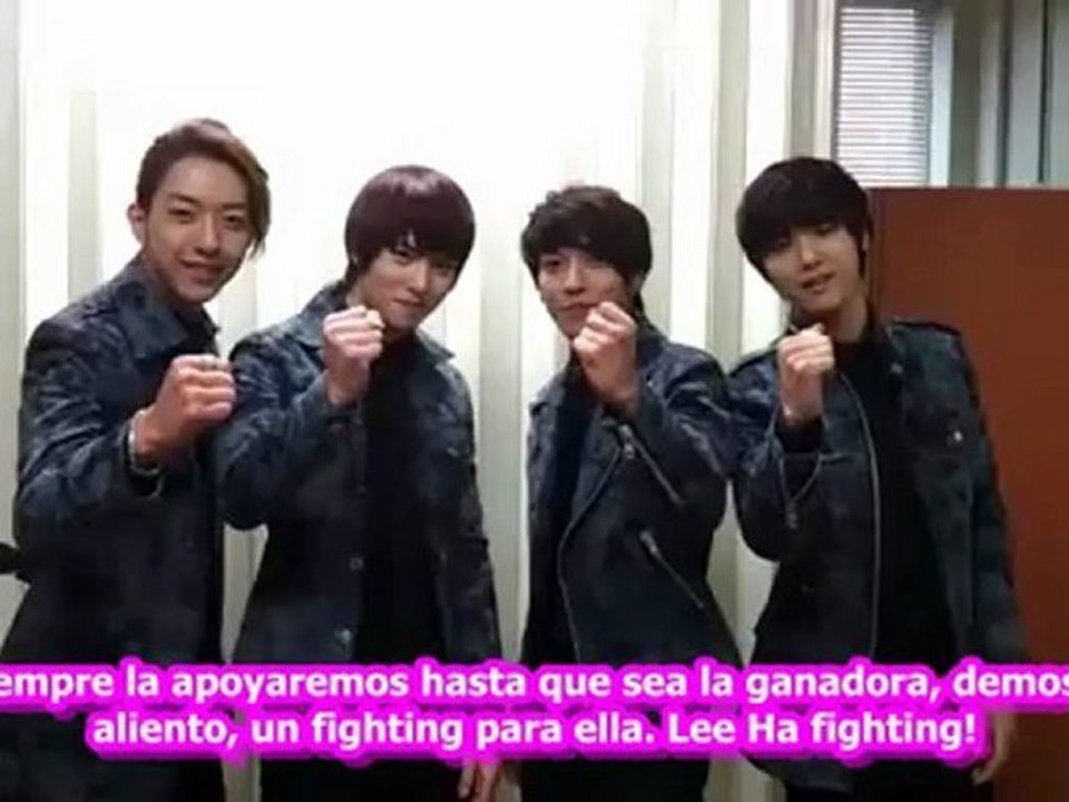 CNBLUE - VIDEO DE ÁNIMO PARA LHN EN KPOP STAR