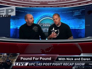 UFC 145- Jones vs Evans Post Fight