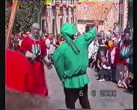 Saint Remèze Fête médiévale 6 aout 2000.