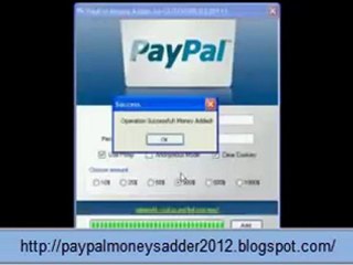 Paypal Money Adder 2012