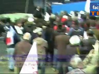 François hollande à tenu Jeudi 19 avril 2012 son meeting à cenon