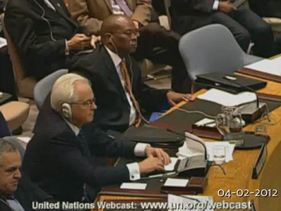 Syrian Arab Republic H.E Mr Bashar Ja-afari Security Council Meeting - 04-02-2012
