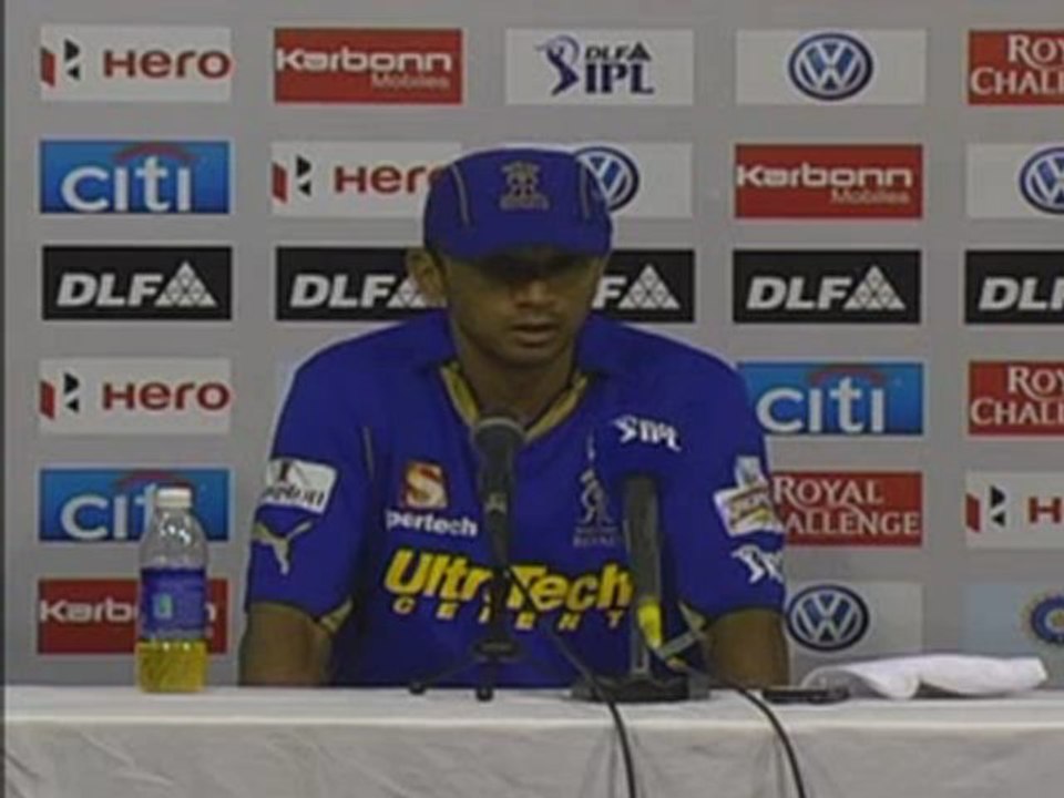 Rahul Dravid Post match PC 22 April