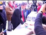 Vote de Jean-Luc Mélenchon, candidat du Front de gauche à Paris