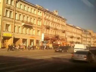 In autobus a San Pietroburgo