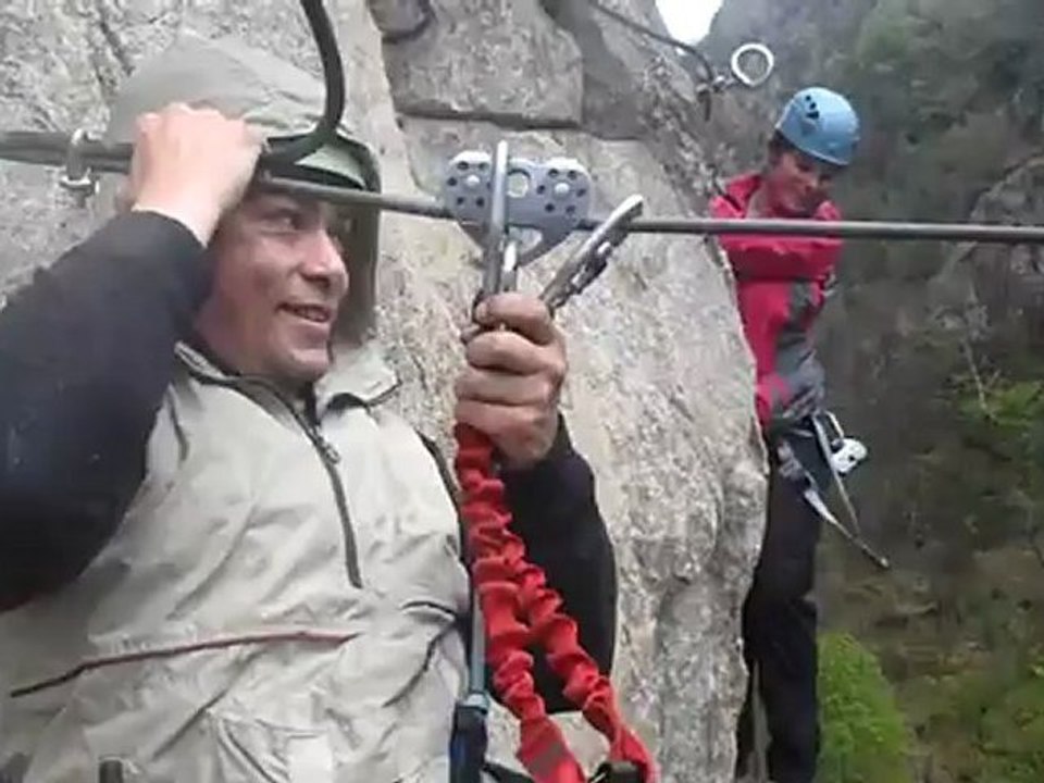 La tyrolienne de Thueyts