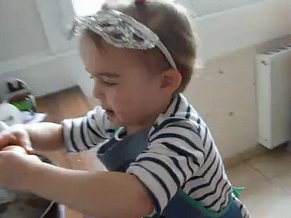Anaïs prépare un gateau