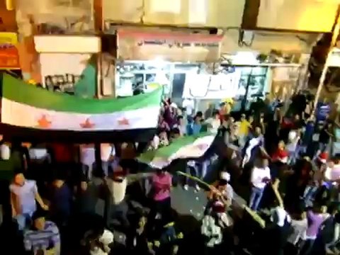 فري برس ريف دمشق التل مظاهرة السبت لبيك يا الله التل 21 4 2012 ج5 Damascus