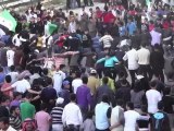 فري برس درعا مظاهرة درعا البلد 21 4 2012 Daraa